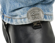 Clips For Stirrup/Strap Boots John 3:16 - RYDER CLIPS