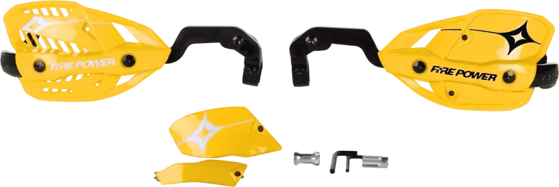 1 1/8" Closed Handguard Yellow - FIRE POWER