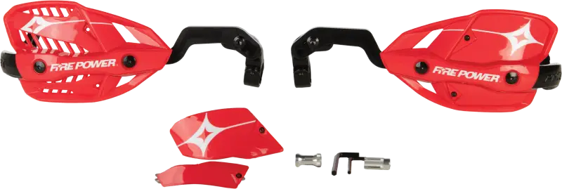 1 1/8" Closed Handguard Red - FIRE POWER