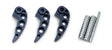 Dark grey metal clutch weights and cylindrical weights from the Clutch Kit for RV and truck parts