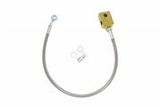 Steel braided clutch line with brass block for Clutch Masters 04-09 Honda S2000