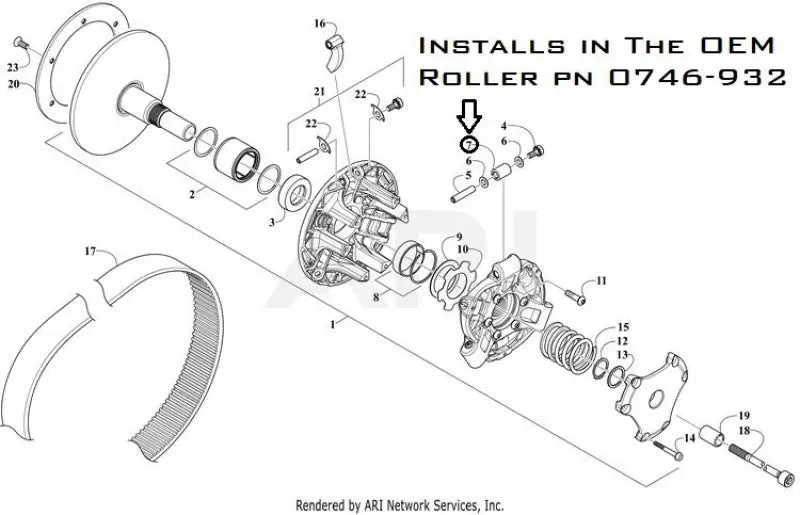 Clutch Roller Bushing Kit - SPEEDWERX