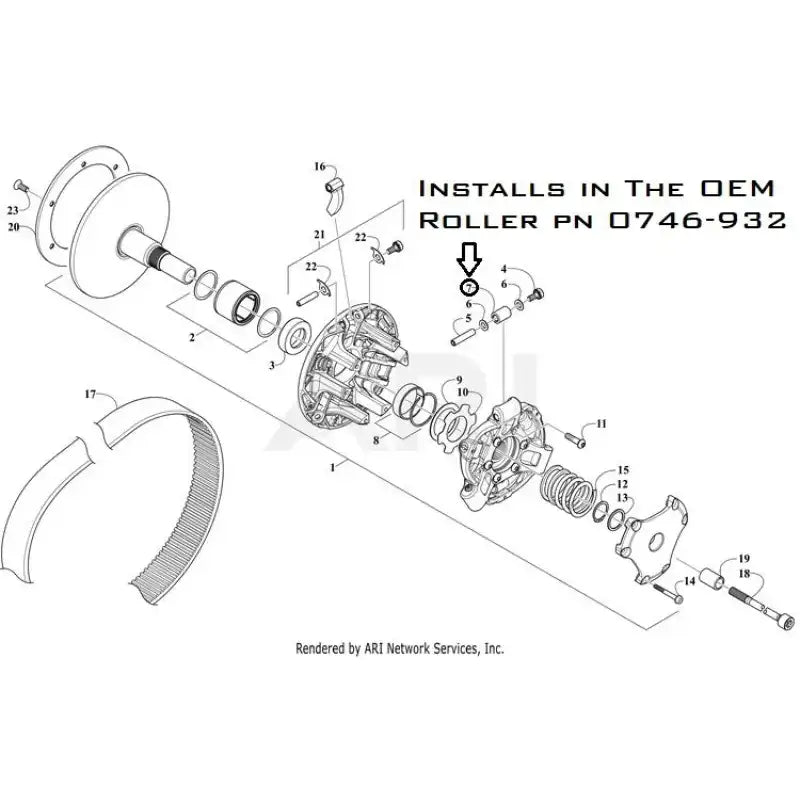 Clutch Roller Bushing Kit - SPEEDWERX