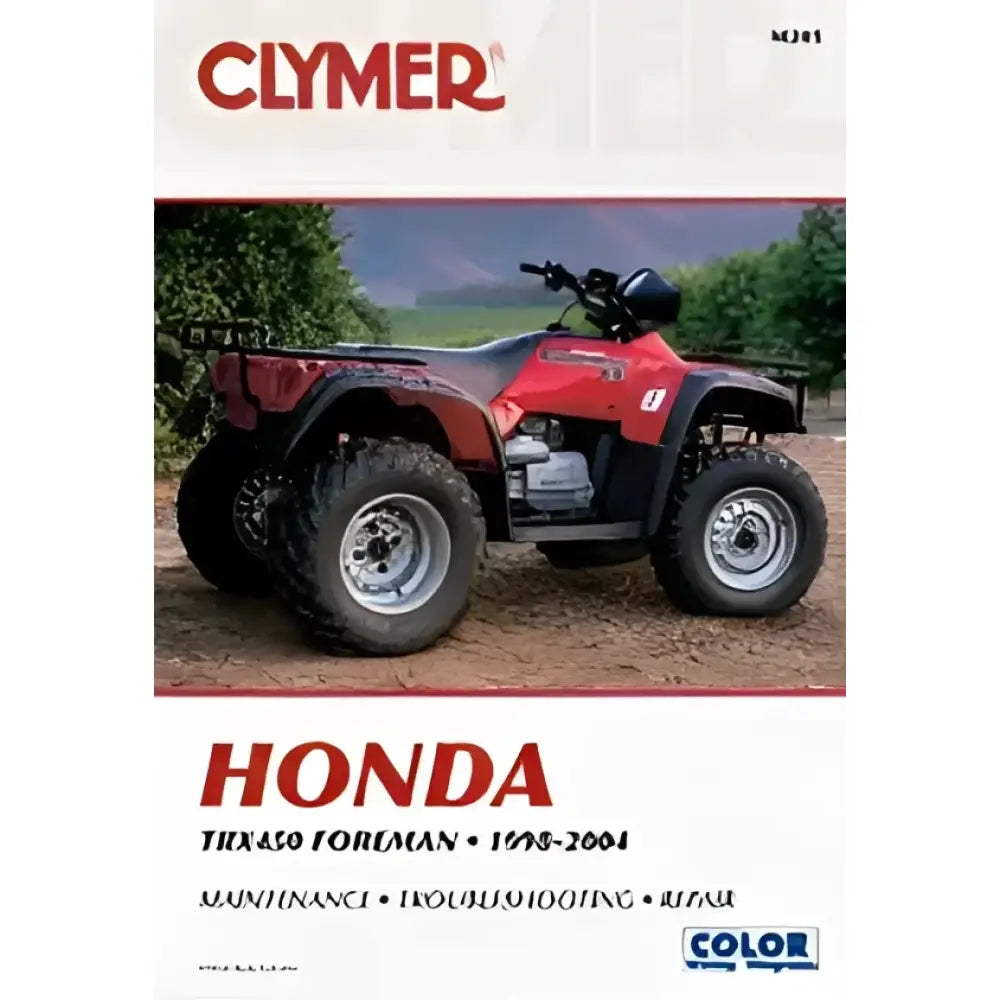 CM205 Clymer Repair Manual Hon Trx450 Foreman 450