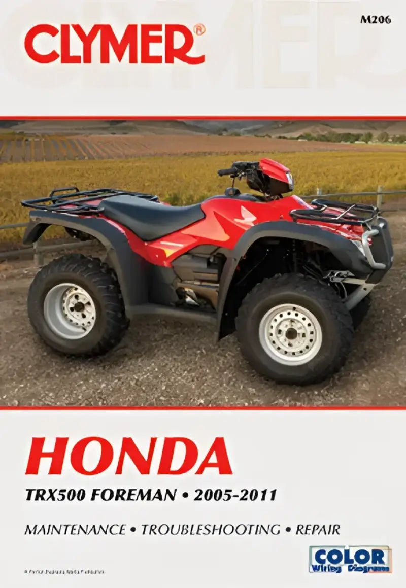 CM206 Clymer Repair Manual Hon 500 Foreman