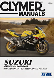 CM269 Clymer Repair Manual Suz Gsx-R 750