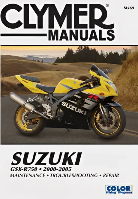 CM269 Clymer Repair Manual Suz Gsx-R 750