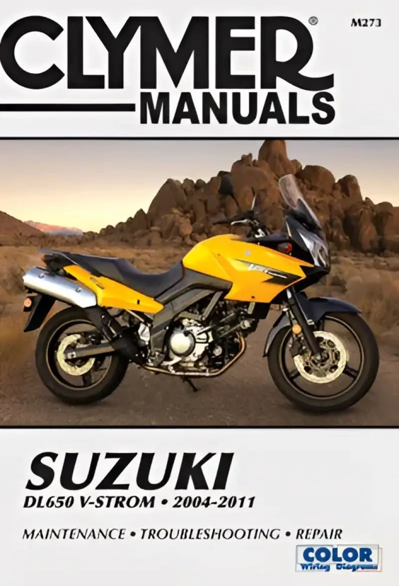CM273 Clymer Repair Manual Suz 650 V-Strom