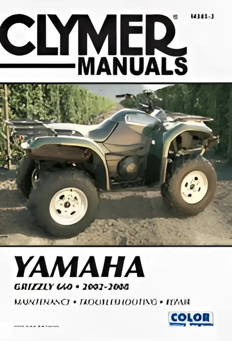 CM2852 Clymer Repair Manual Yam Grizzly 660