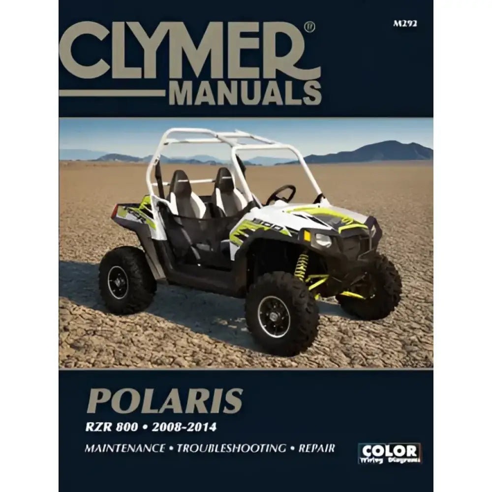 CM292 Clymer Repair Manual Polaris Rzr800