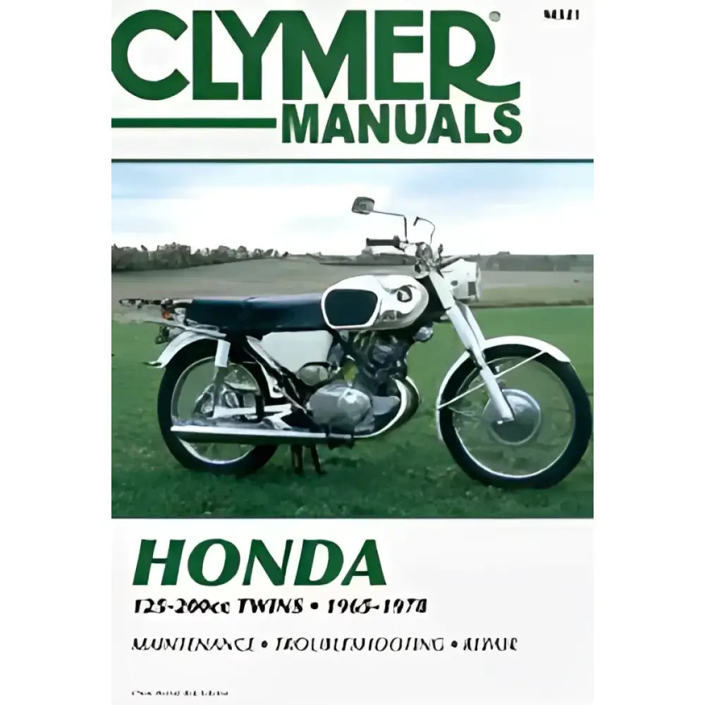 Clymer Repair Manual for Honda 125-200Cc Twins 1965-1978 - Maintenance Troubleshooting Repair Guide
