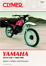 CM417 Clymer Repair Manual Yam Xt125-250