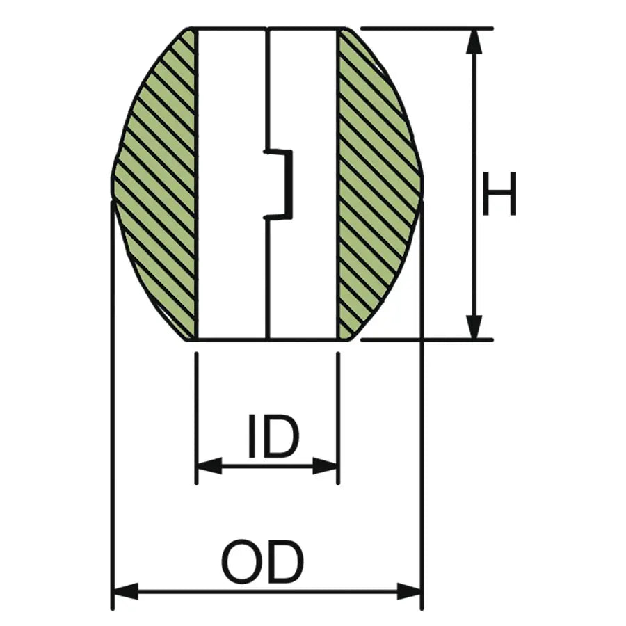 CMP Group Features Interlocking Halves Marine Anode Kit CMX03 - Streamlined Shaft CMX-3