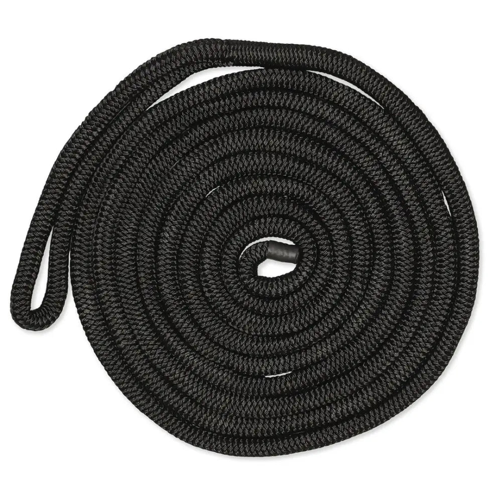 CMP Group Heavy Duty Reusable Storage Strap Dock Line CDL3440BK - Black 4IN-40FT Dblbrd Dockline