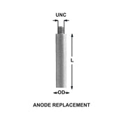 CMP Group CMEZ1 Durable Zinc Construction - Pencil Anodes Cme Unc
