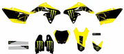 D-COR Cmplt Kit Monster Energy Slash White Bg