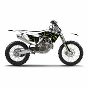 D-COR Cmplt Kit Monster Energy Slash White Bg