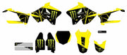 D-COR Cmplt Kit Monster Energy Slash White Bg