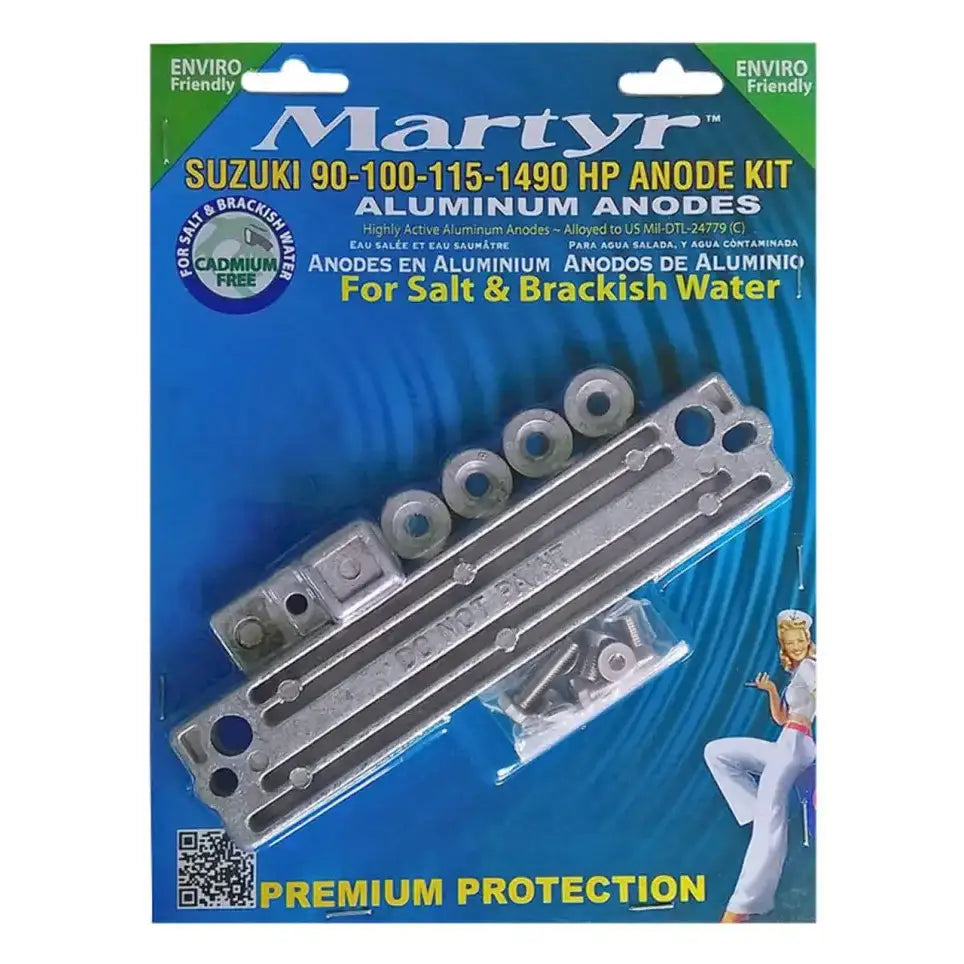 CMSZ90140KITA Cmp Group Suzuki 90-100-115-1490Hp Anodes Kit - Marine Anode