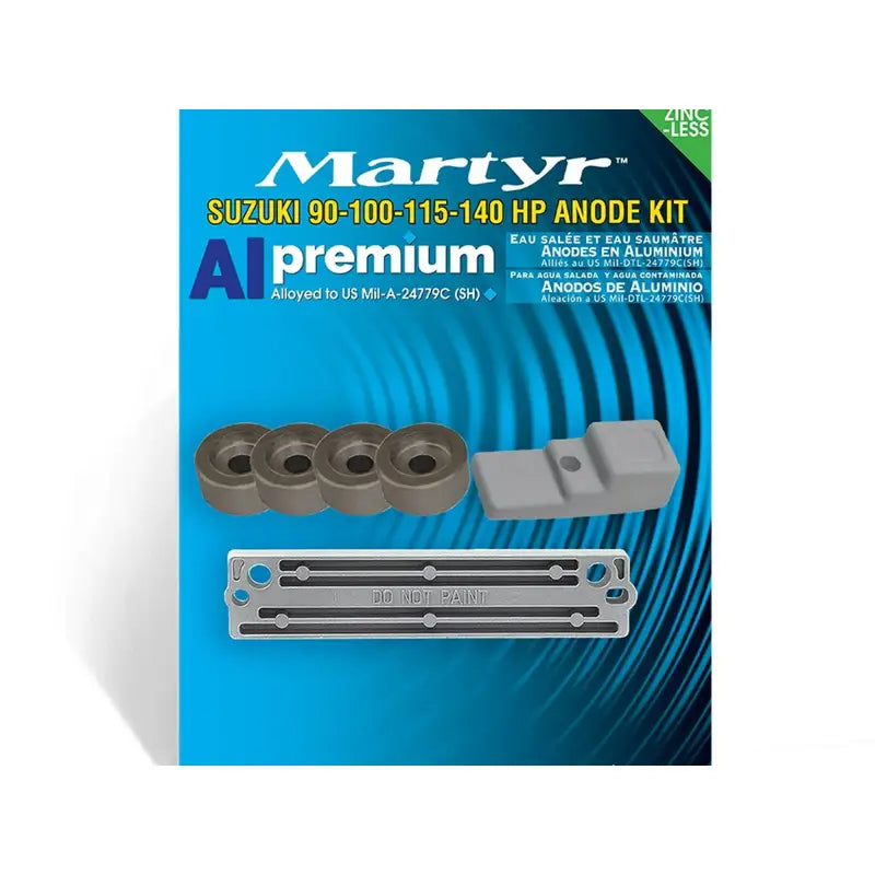 CMSZ90140KITA Cmp Group Suzuki 90-100-115-1490Hp Anodes Kit - Marine Anode