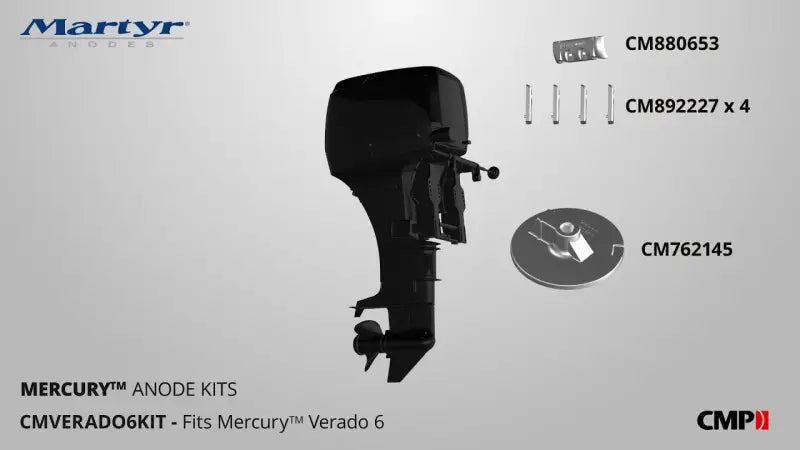CMVERADO6KITA Cmp Group Mercury Kit Cm-Verado6Kit (Verado - Marine Anode