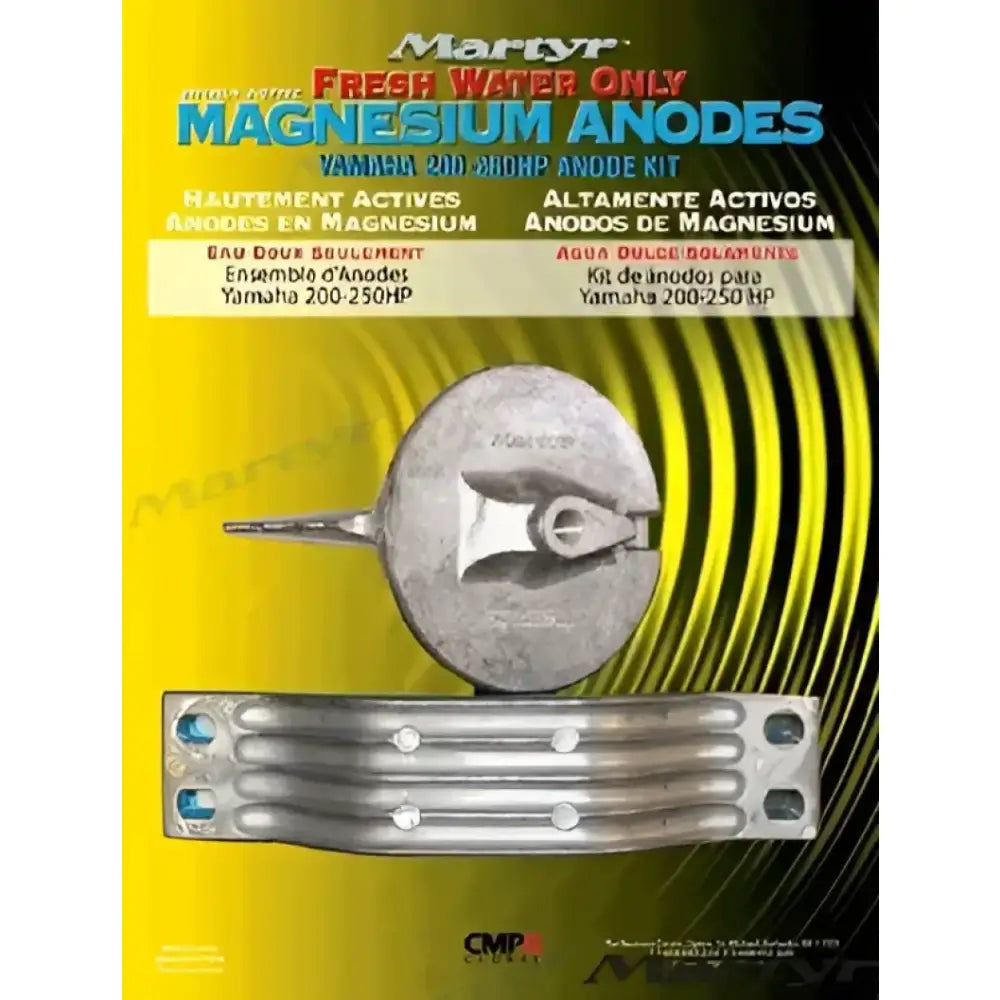 Yamaha CMY200250KITM 200-250 Hp Magnesium Anode Kit for marine and off-road use, AVADA - Best Sellers
