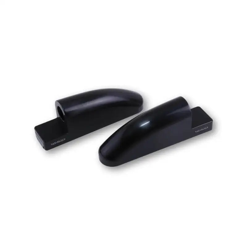 Cnc Fairing Mirror Adapters Long Pair Black 