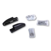 HIGHSIDER Cnc Fairing Mirror Adapters Long Pair Black for Powersports