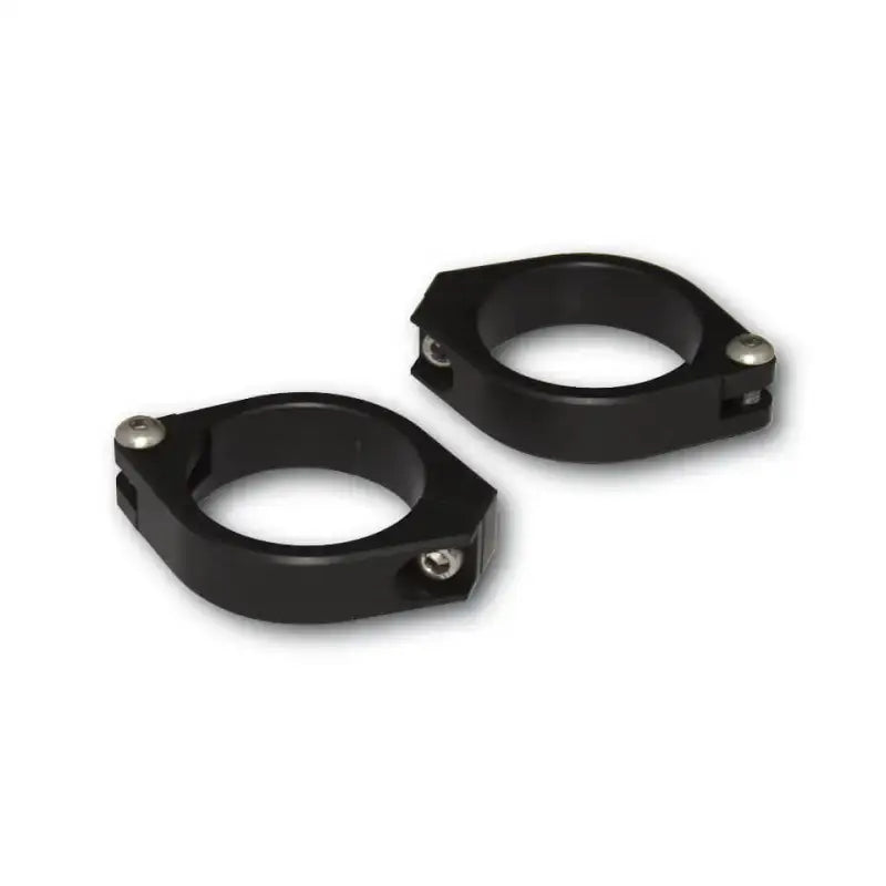 HIGHSIDER Cnc Fork Clamps 42 43mm Pair Black for Powersports