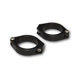 HIGHSIDER Cnc Fork Clamps 42 43mm Pair Black for Powersports