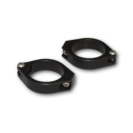 HIGHSIDER Cnc Fork Clamps 42 43mm Pair Black for Powersports