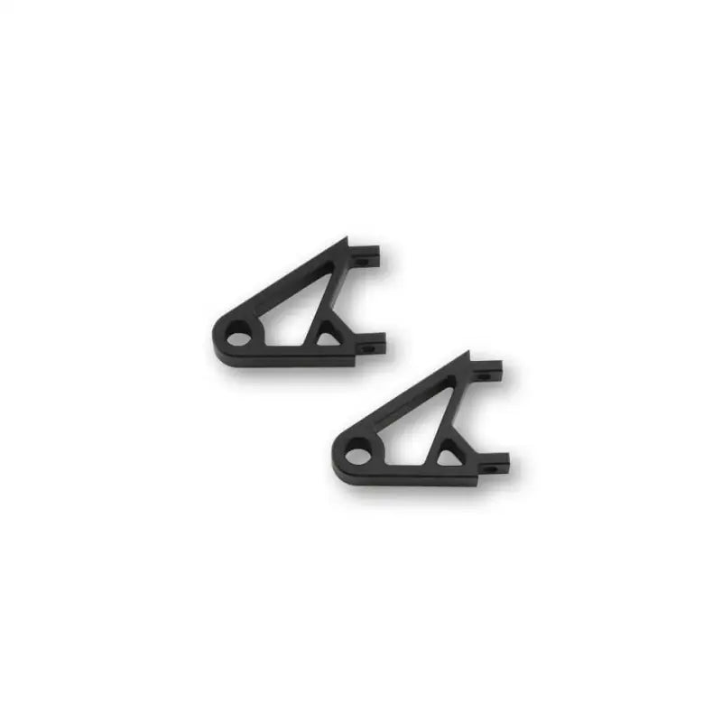 HIGHSIDER Cnc Headlight Bracket Extra Short Pair Black for Powersports