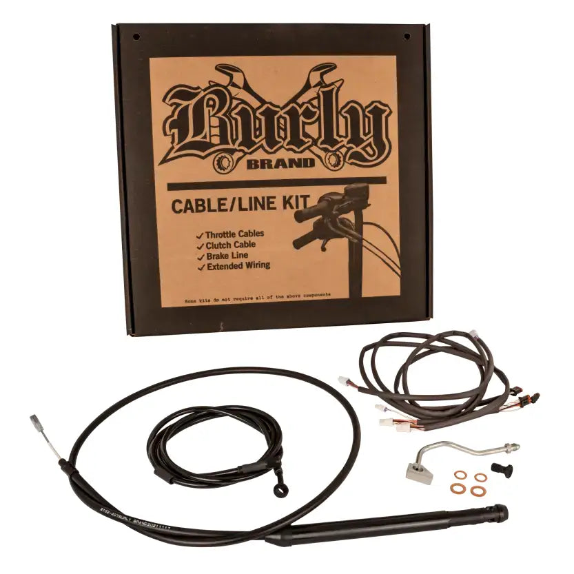 BURLY BRAND Cntrl Kit 14" Gorilla Blk `21 22 Flhr/Fltr W/Abs