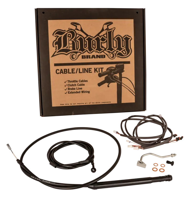 BURLY BRAND Cntrl Kit 14" Gorilla Blk `21 22 Flhr/Fltr W/Abs