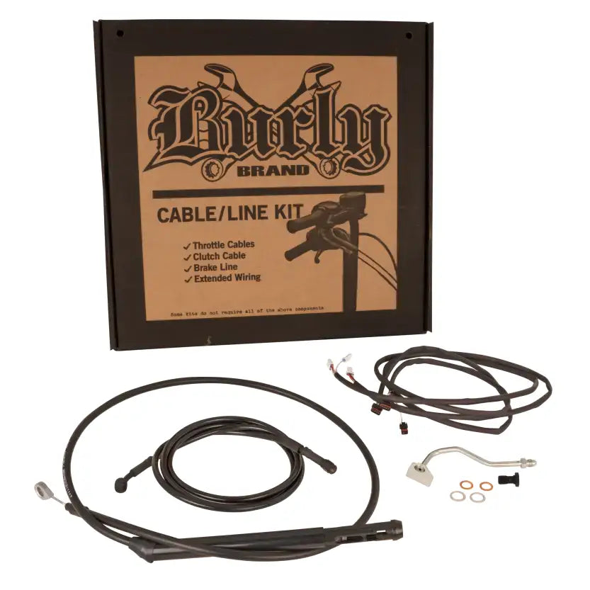 BURLY BRAND Cntrl Kit 15" Bagger Blk `21 22 Flht/Cu/K/Kl Flhx/S W/