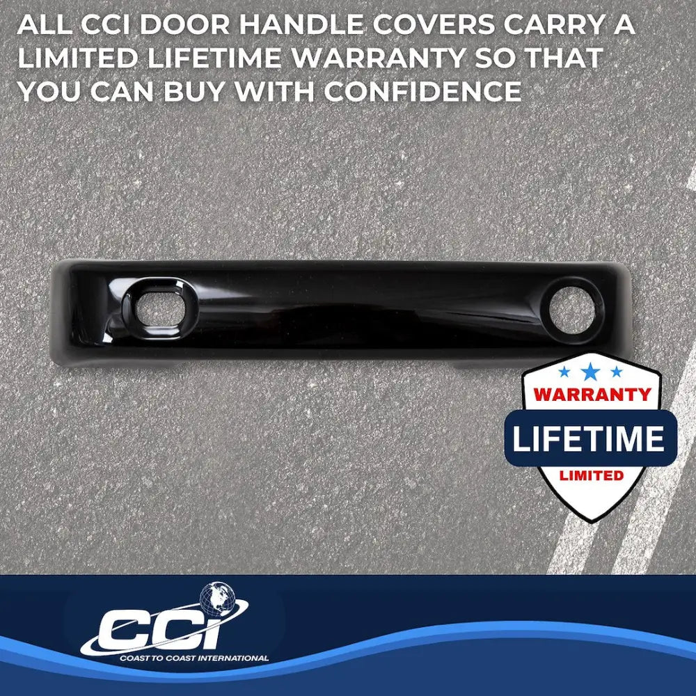 Coast2Coast Limited Lifetime Warranty Exterior Door Handle Cover Ccidh68592SBK - DH 21-25 F150-F350 4DR GL BK SK
