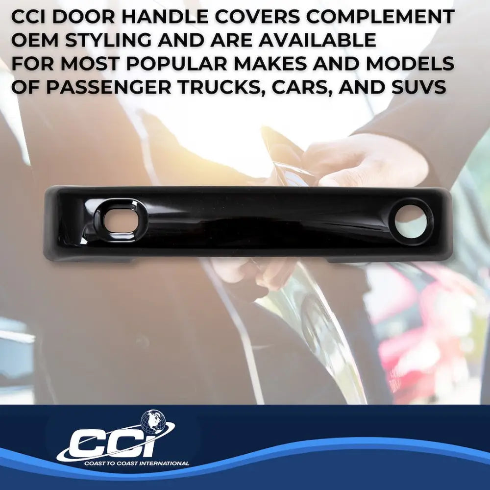 Coast2Coast Limited Lifetime Warranty Exterior Door Handle Cover Ccidh68592SBK - DH 21-25 F150-F350 4DR GL BK SK