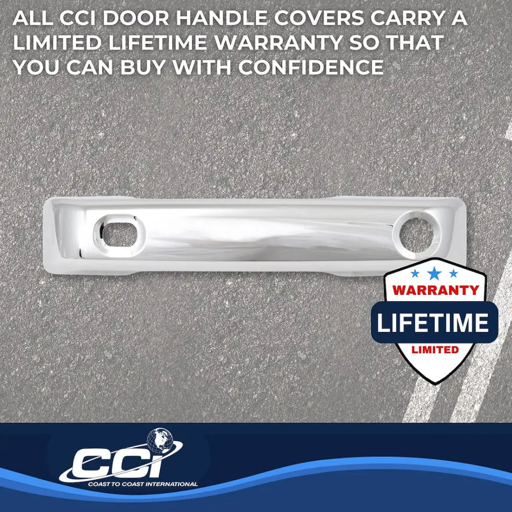Coast2Coast Limited Lifetime Warranty Exterior Door Handle Cover Ccidh68592S - Chrome DH 21-25 F150-F350 4DR SK