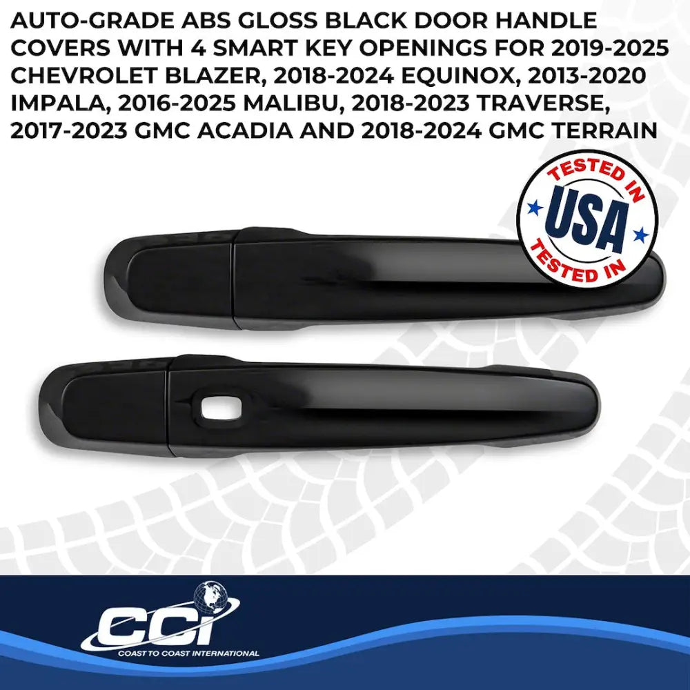 Coast2Coast Limited Lifetime Warranty Exterior Door Handle Cover DH68566S6B - Black DH NO SK SK Hndls Set