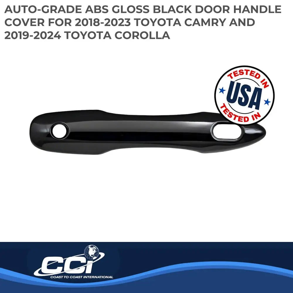 Coast2Coast Limited Lifetime Warranty Exterior Door Handle Cover Ccidh68584SBK - DH 18-25 Camry 4DR GL BK SK
