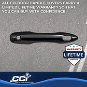 Coast2Coast Limited Lifetime Warranty Exterior Door Handle Cover Ccidh68584SBK - DH 18-25 Camry 4DR GL BK SK