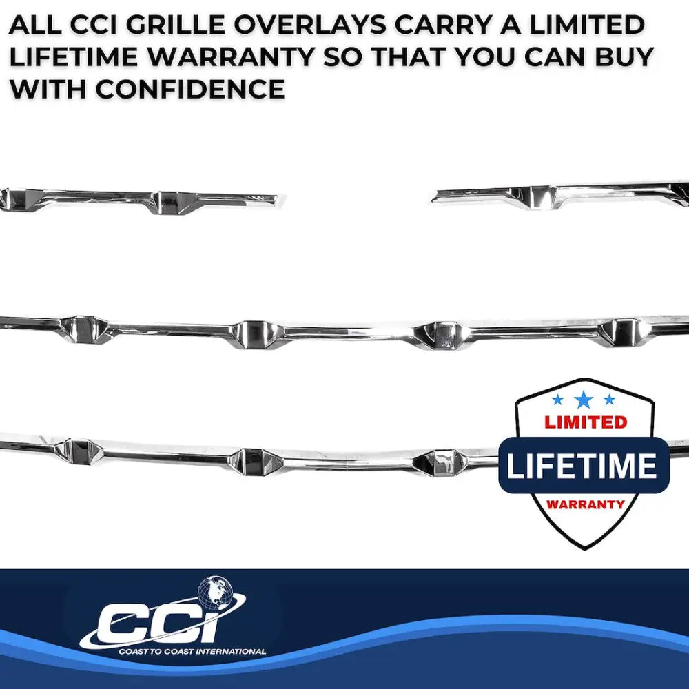 Coast2Coast Limited Lifetime Warranty Grille Insert GI188 - Chrome GI 22-25 Silverado 1500 PC