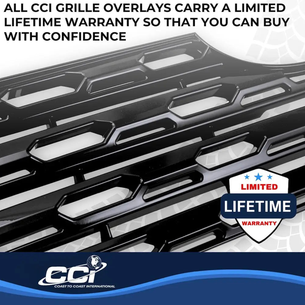 Coast2Coast Limited Lifetime Warranty Grille Insert GI195Black - Black GI 19-25 RAV4 1PC GI195BLK
