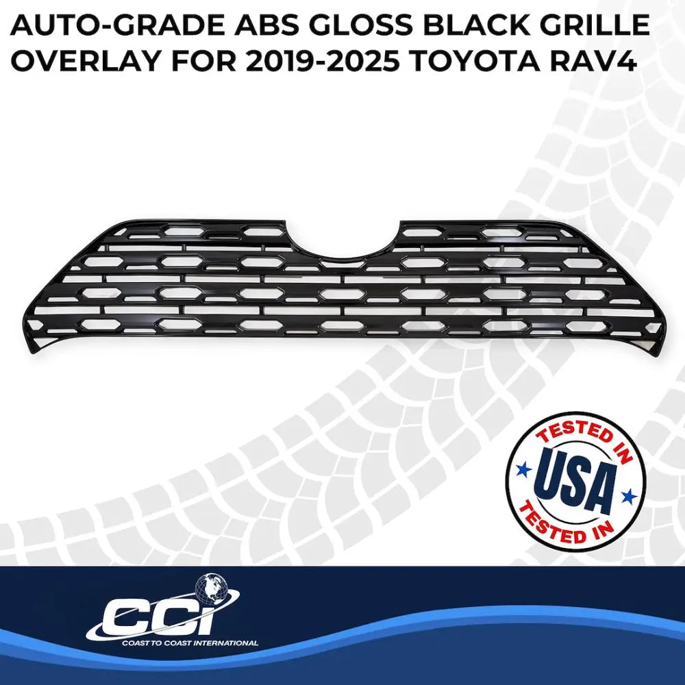 Coast2Coast Limited Lifetime Warranty Grille Insert GI195Black - Black GI 19-25 RAV4 1PC GI195BLK
