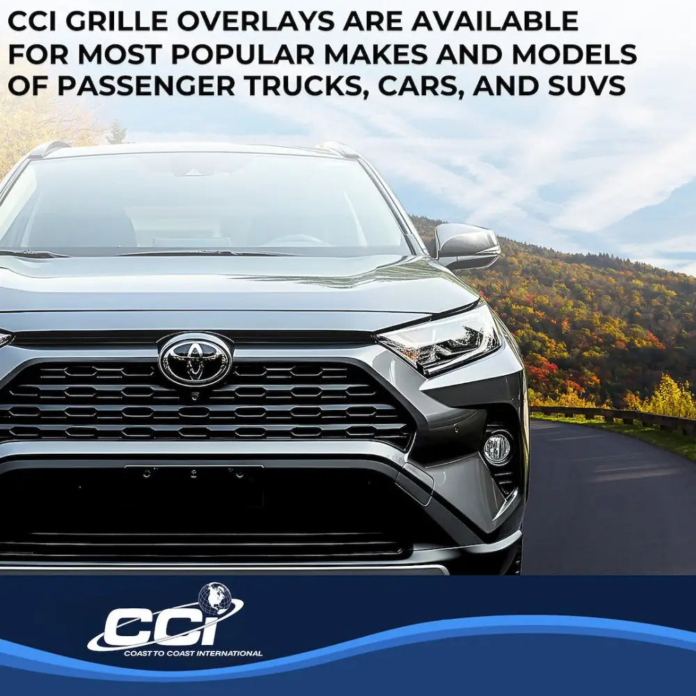 Coast2Coast Limited Lifetime Warranty Grille Insert GI195Black - Black GI 19-25 RAV4 1PC GI195BLK