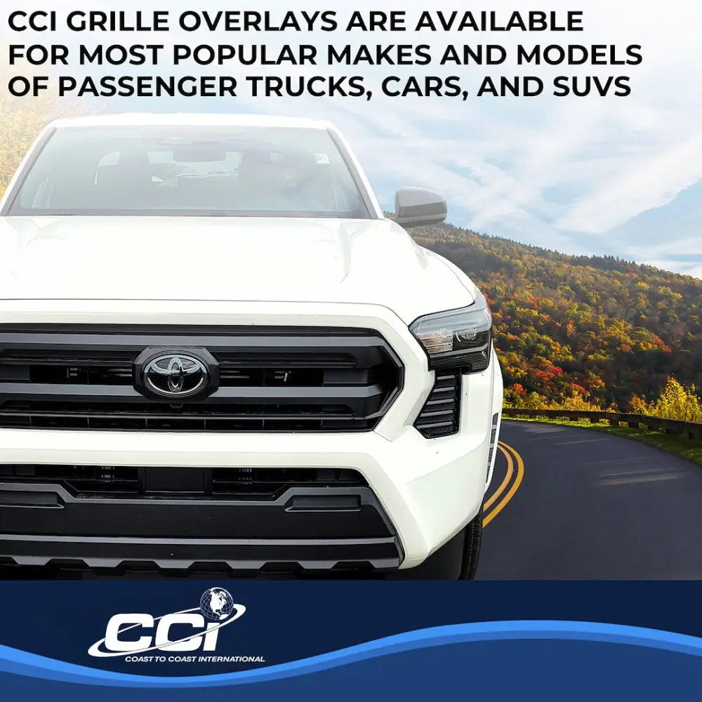 Coast2Coast Limited Lifetime Warranty Grille Insert GI202Black - Black GI 24-25 Tacoma SR SR5 1PC GL GI202BLK