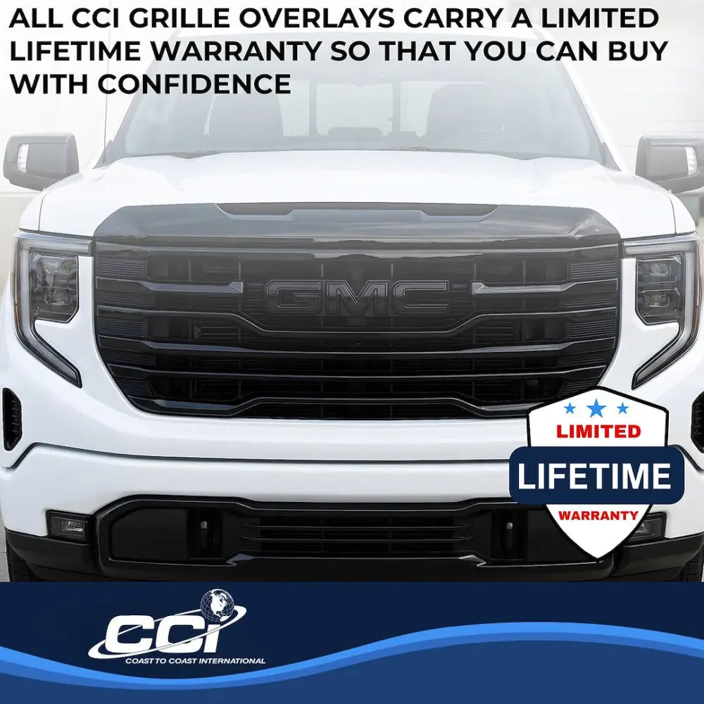 Coast2Coast Limited Lifetime Warranty Grille Insert GI205Black - Black GI 23-26 Sierra 1500 Slt GI205BLK