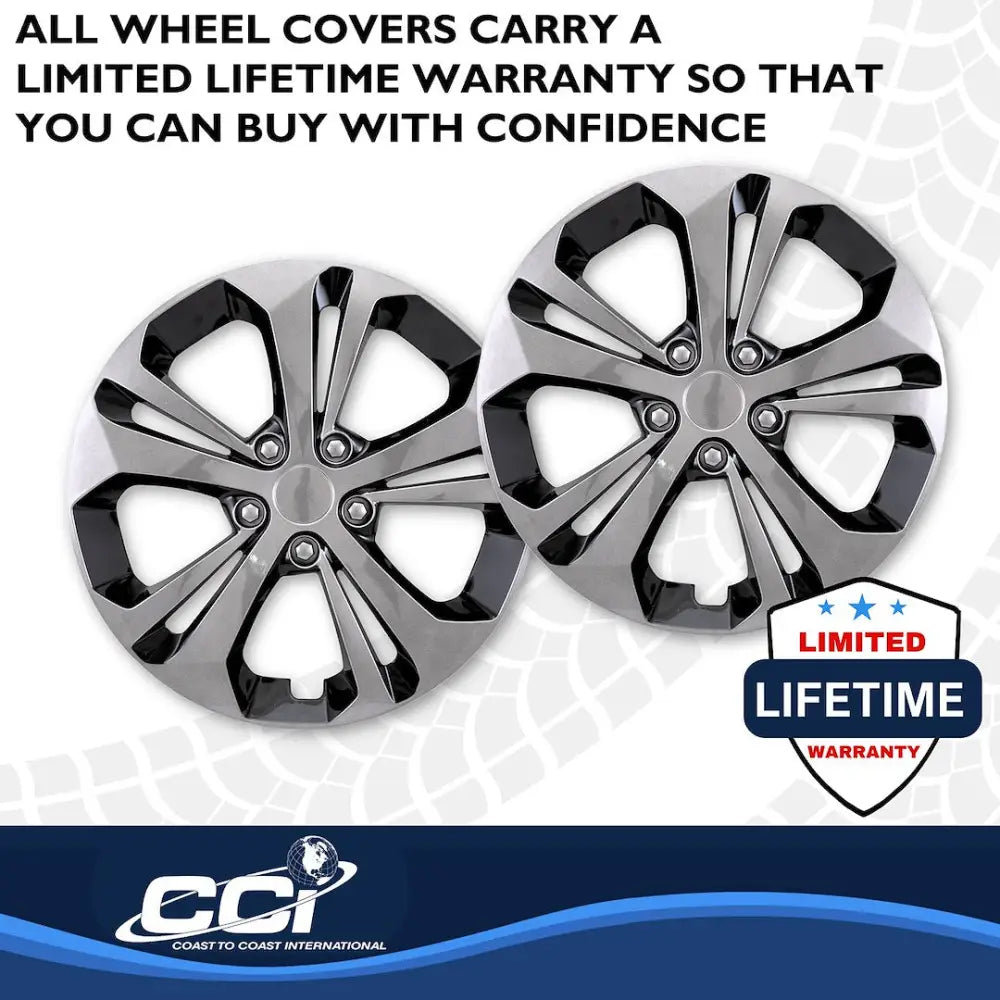Coast2Coast Limited Lifetime Warranty Wheel Cover 56417GB - Black WC 24-25 Trax GM 17 10 Spk