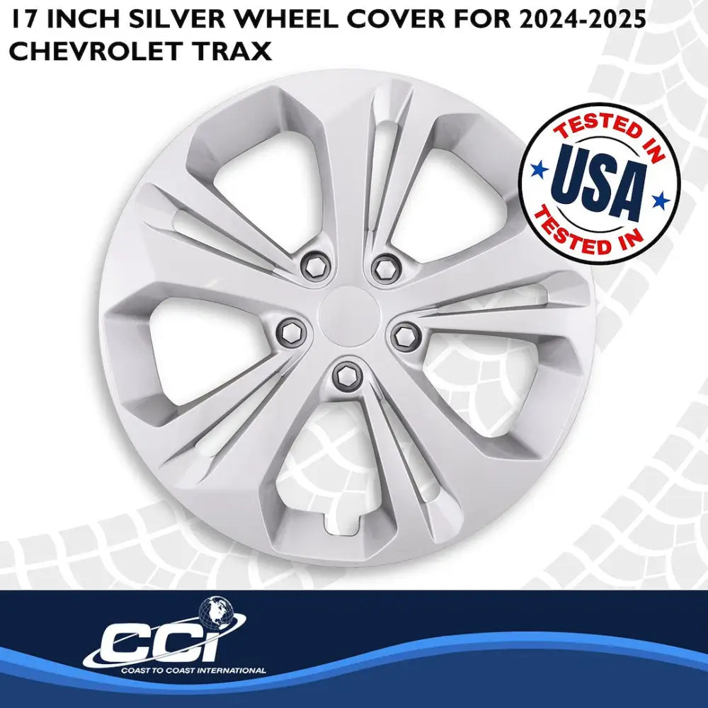 Coast2Coast Limited Lifetime Warranty Wheel Cover 56417S - Silver WC 24-25 Trax 17 10 Spk