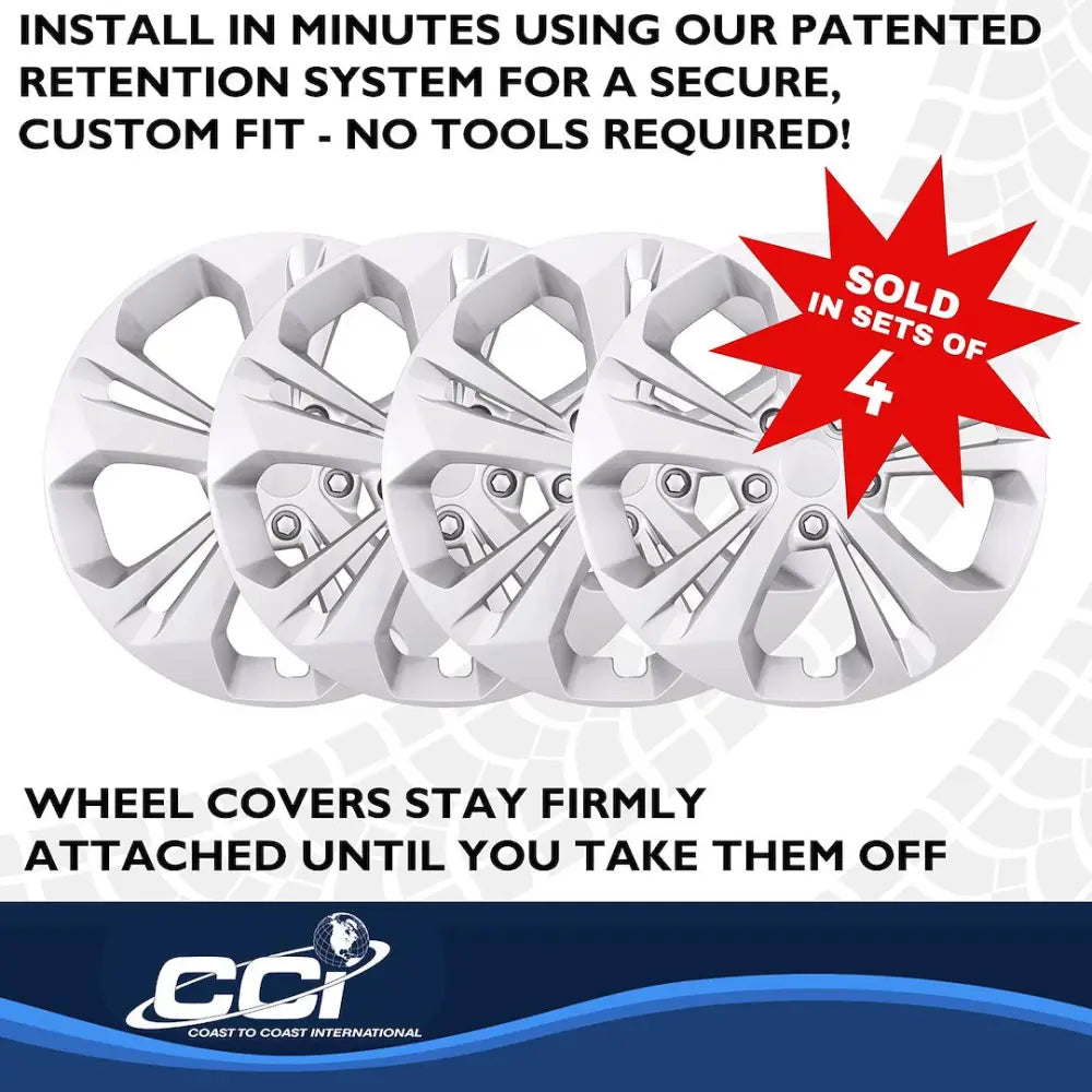 Coast2Coast Limited Lifetime Warranty Wheel Cover 56417S - Silver WC 24-25 Trax 17 10 Spk